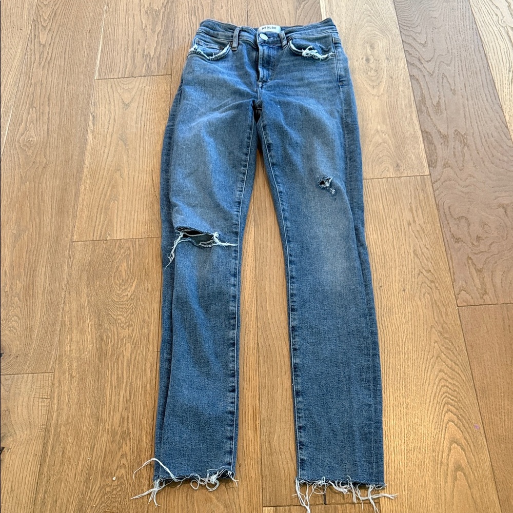 Agolde Distressed Sophie Skinny Jeans - 24